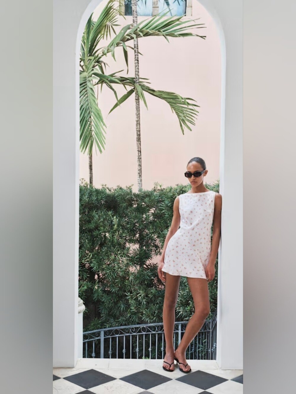 Biblio Silk Mini Dress - Picture 3 of 8